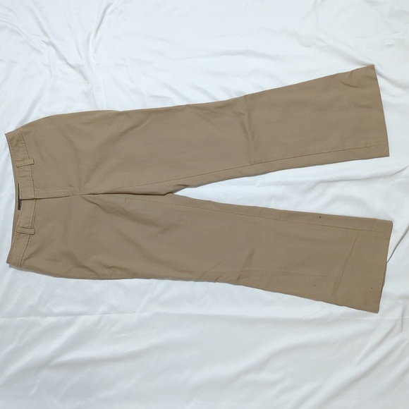 Banana Republic Martin Fit Curvy Flare Leg Trouser, Color Tan Size 0 - Picture 1 of 13